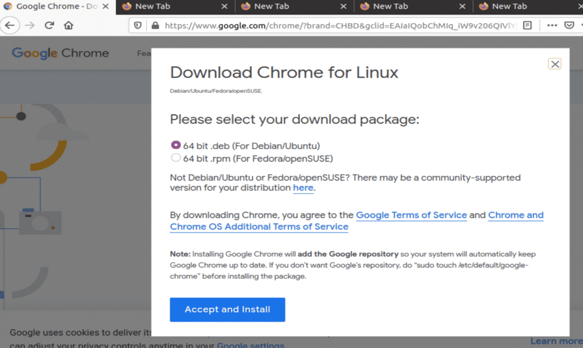 How to install google chrome on Ubuntu 20.04