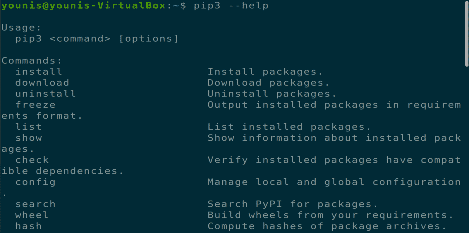install pip3 linux