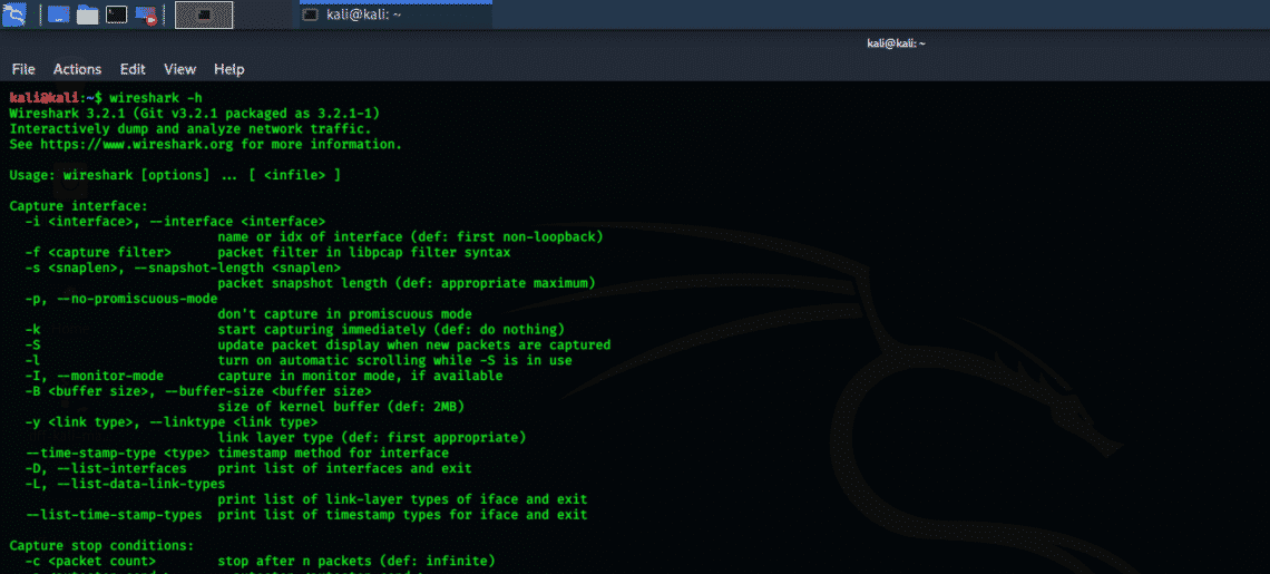 Wireshark kali linux как пользоваться