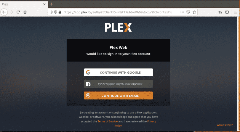 ubuntu plex media server connections