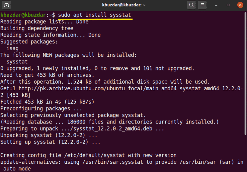 ubuntu cpu usage widget