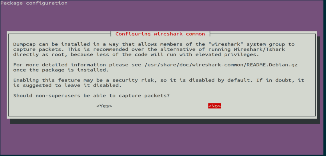 wireshark ubuntu 17.10