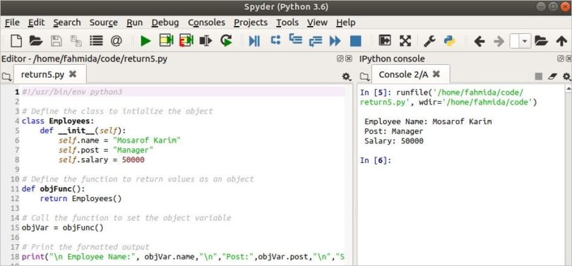 Return Multiple Values from A Python Function