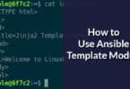 How to Use Ansible Template Module