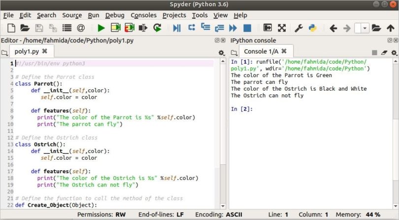 Polymorphism in Python