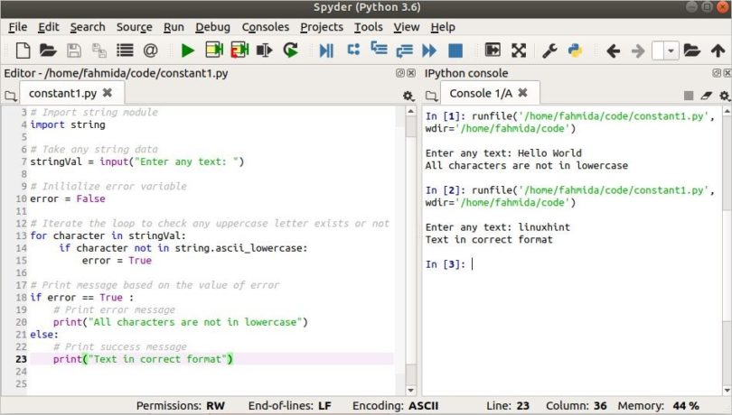 Python String Constants