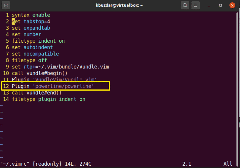 VIM Plugins with VIM Vundle Linux Hint