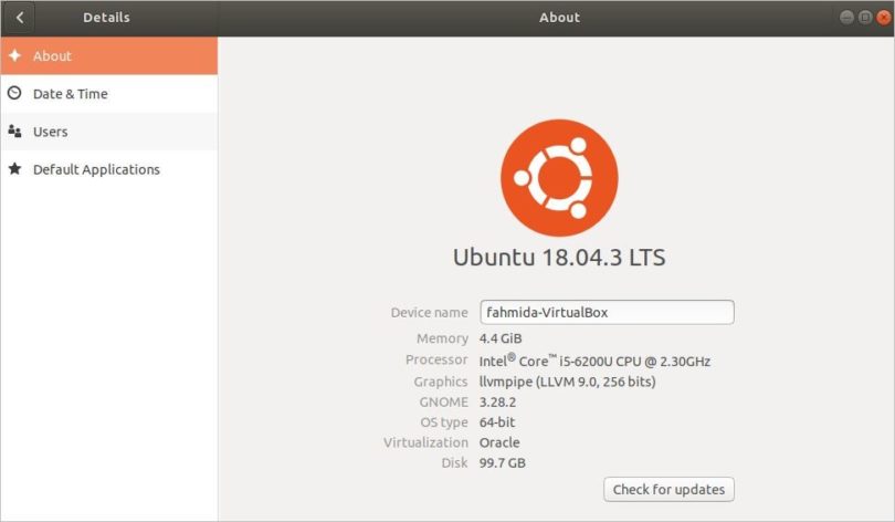 How to check ubuntu version in bash