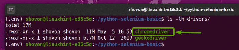 install selenium python ubuntu