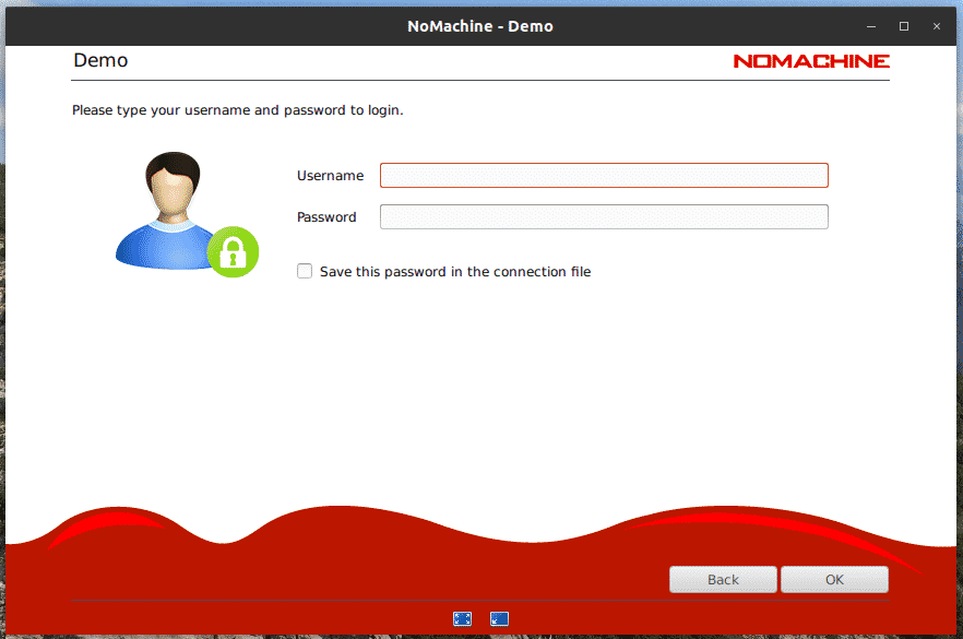 launch nomachine linux gui