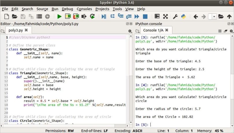 Polymorphism in Python
