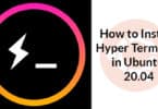 How to Install Hyper Terminal in Ubuntu 20.04