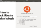 How to check Ubuntu version in bash