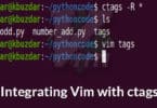 Integrating Vim with ctags