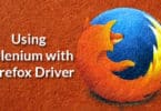 Using Selenium with Firefox Driver