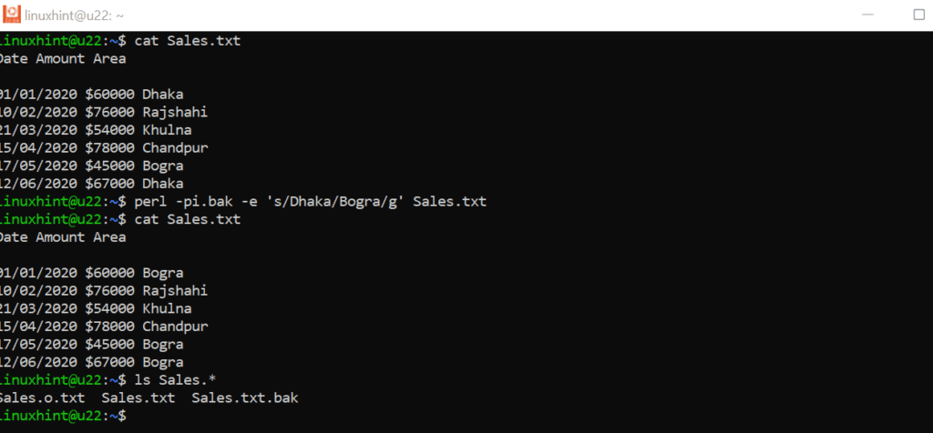 How to Replace a String in a File in Bash – Linux Hint