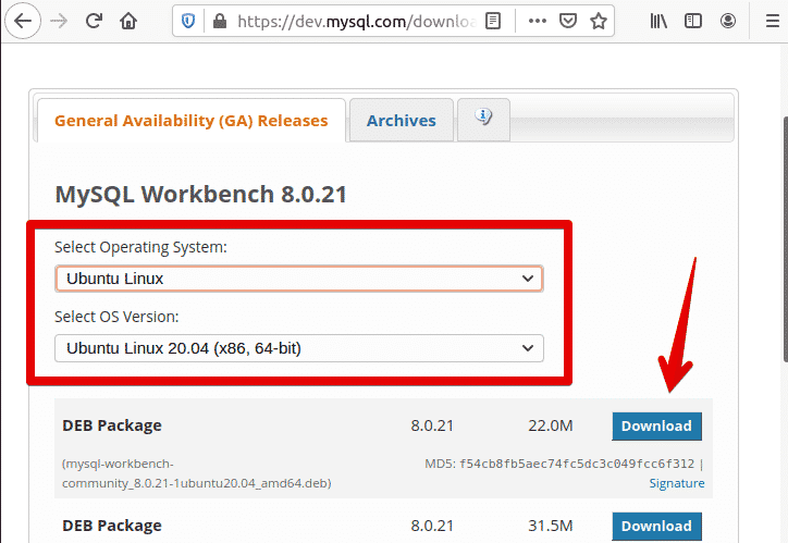 download mysql workbench for mac
