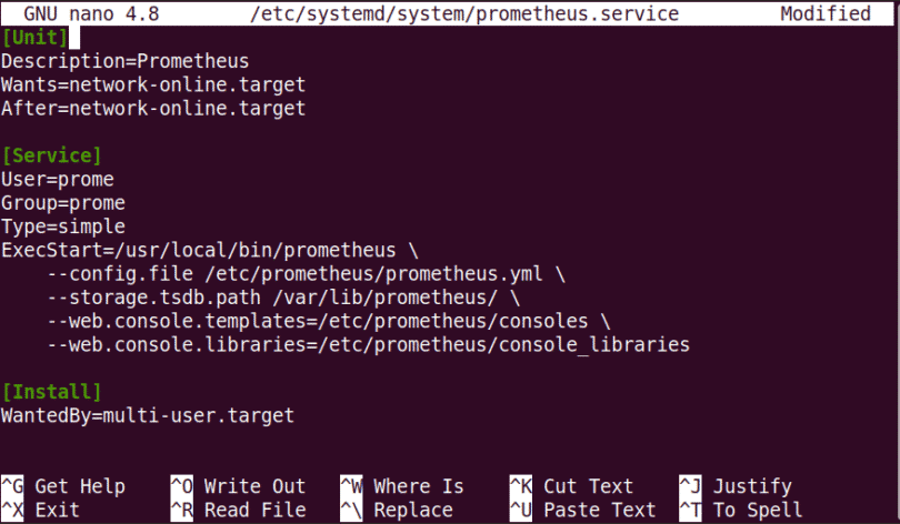 Prometheus установка и настройка ubuntu 20