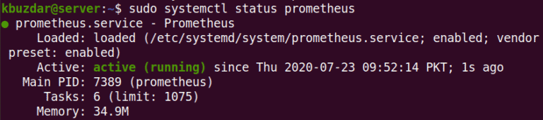 Prometheus ubuntu что это