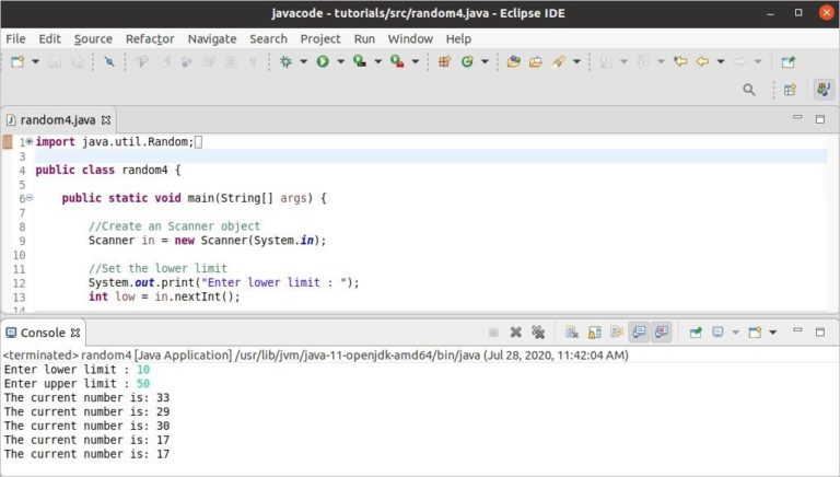 adding parameters to math.random java