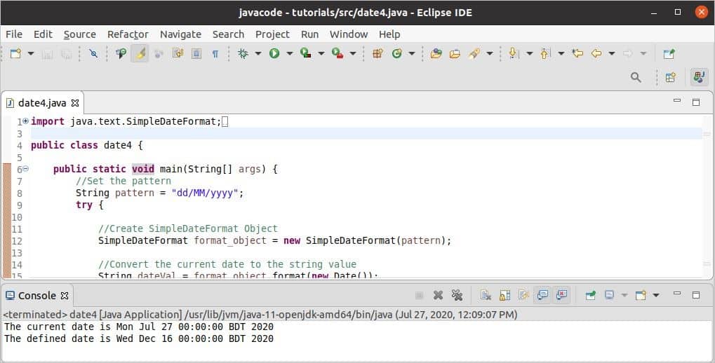 string to datetime java