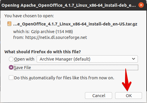 open office ubuntu 20.04