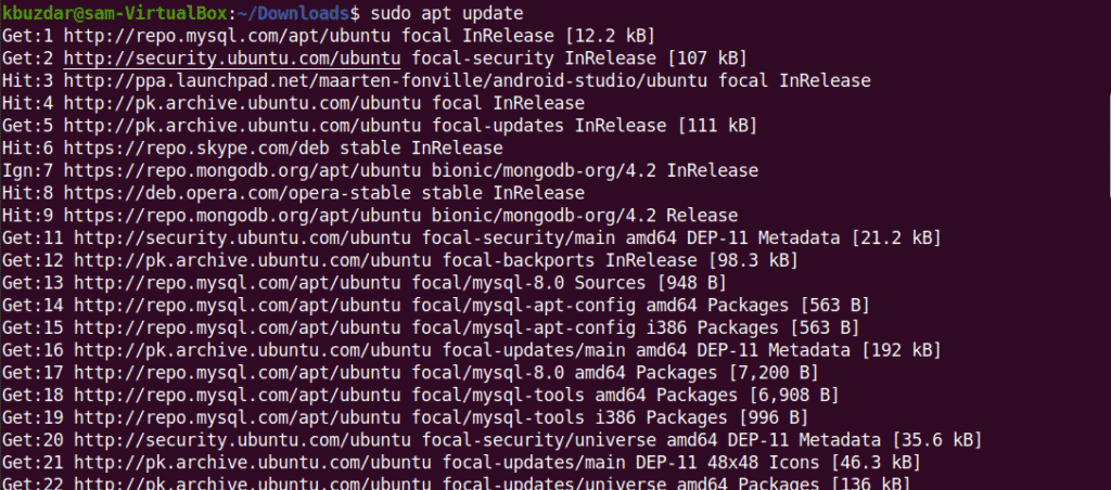 install mysql ubuntu
