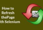 How to Refresh the Page with Selenium