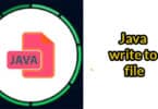 Java write to file