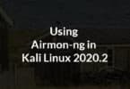 Using Airmon-ng in Kali Linux 2020.2