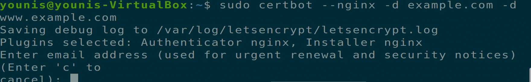 Certbot nginx