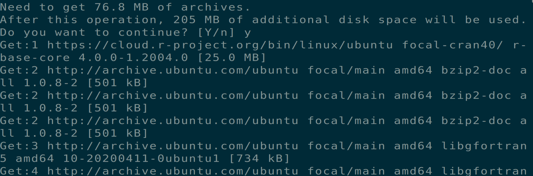install r package linux