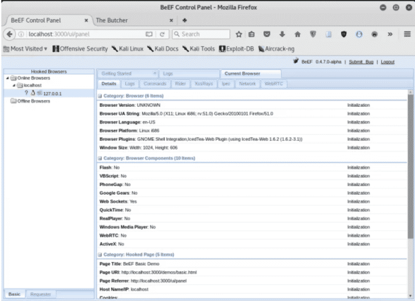 Beef Interface Beef Get Credentials With Hooked Browser - Sherer Caph1941