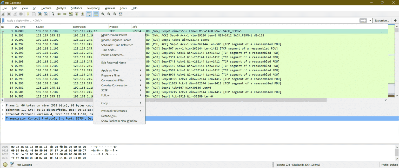 cocoa packet analyzer tutorial