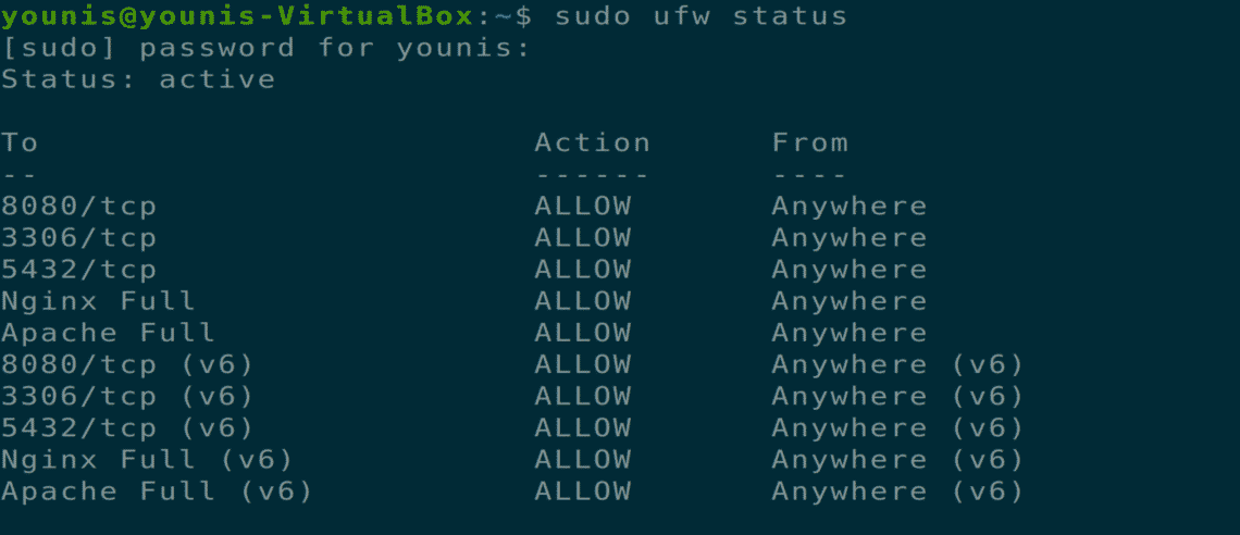 Advanced UFW Firewall Configuration in Ubuntu 20.04