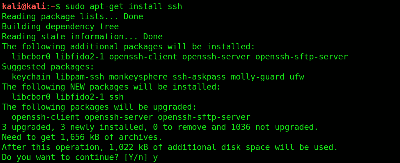 Simple ssh server windows