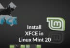 Install XFCE in Linux Mint 20