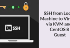 SSH from Local Machine to Virtual via KVM and CentOS 8 Guest