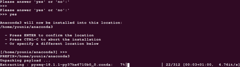 anaconda install ubuntu 18.04