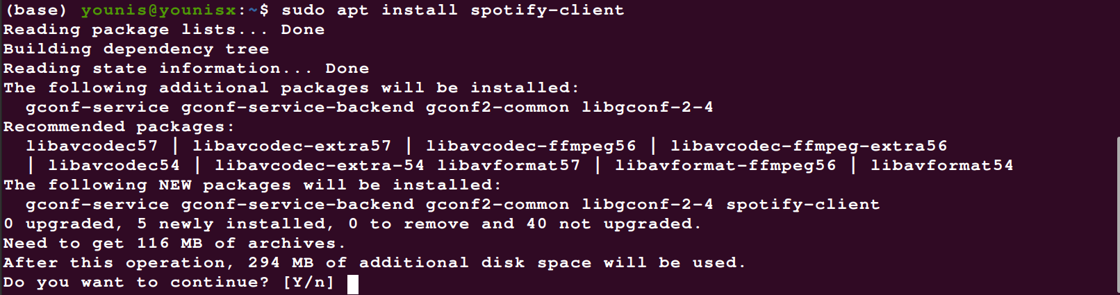 spotify ubuntu 20.04