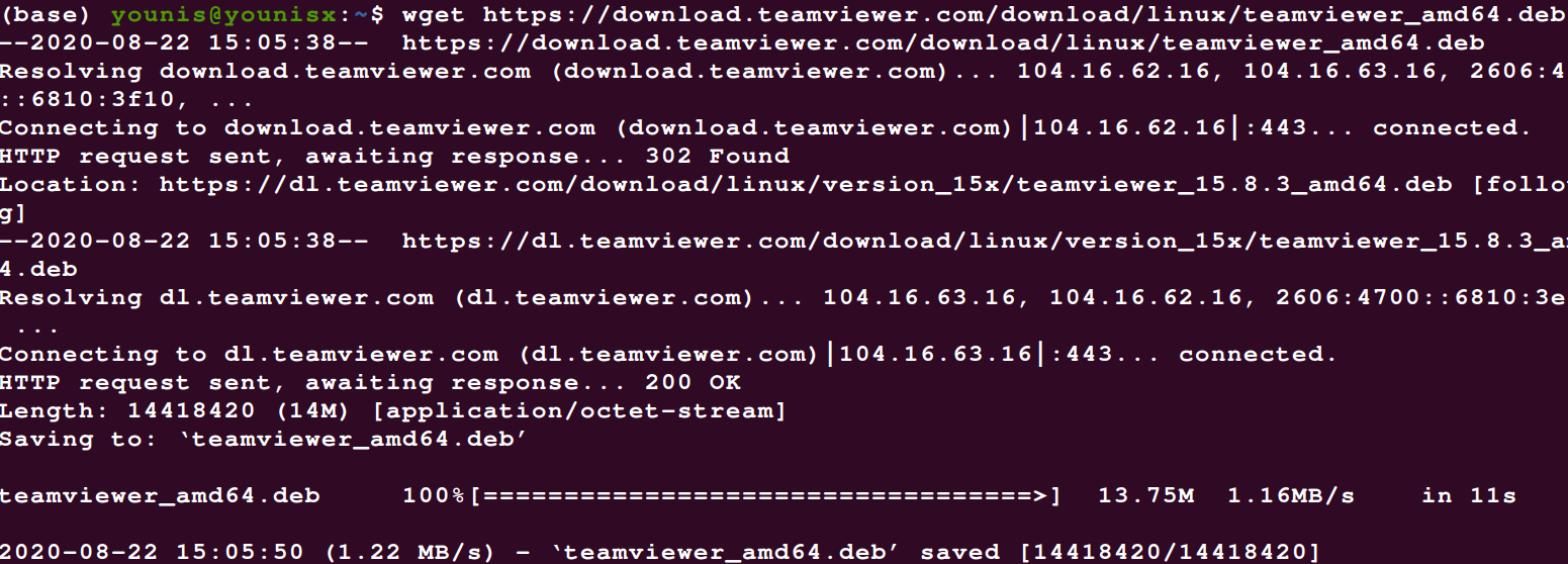 teamviewer linux command line start