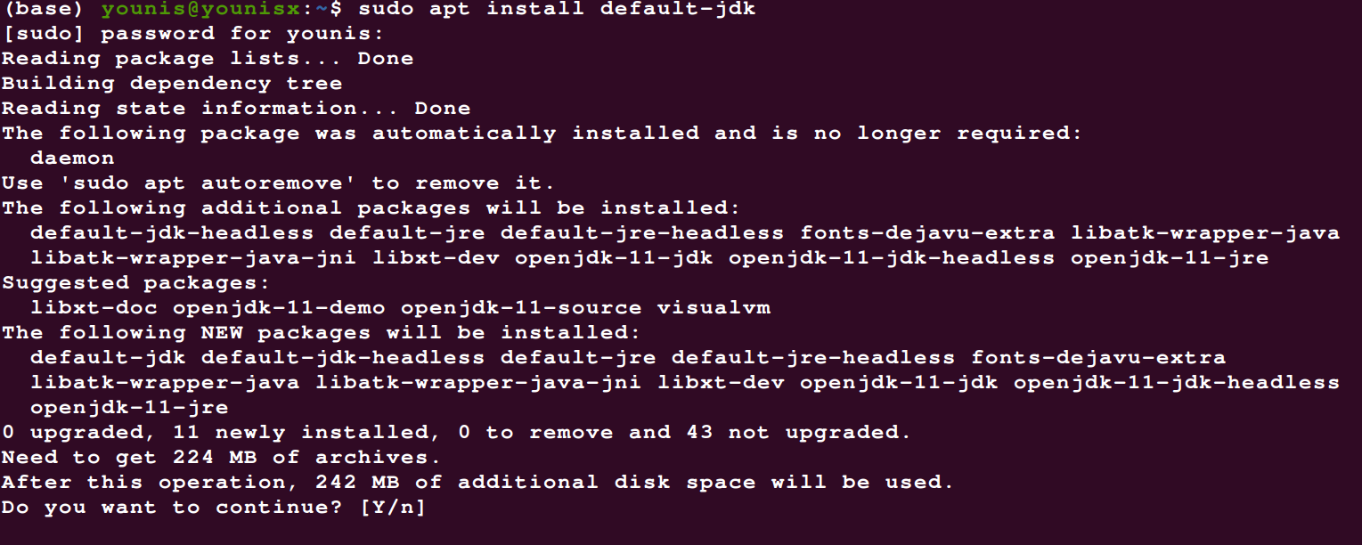 maven install error terminal ubuntu