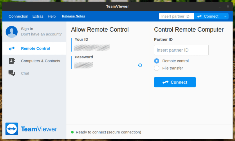 Teamviewer ubuntu нет id