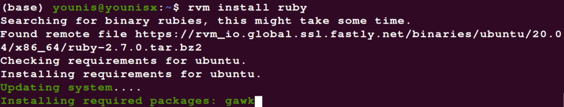 Как удалить ruby в ubuntu