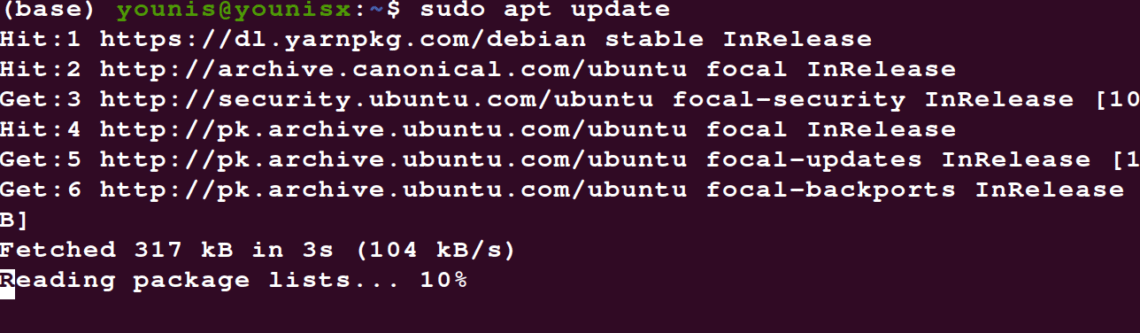 ubuntu update node