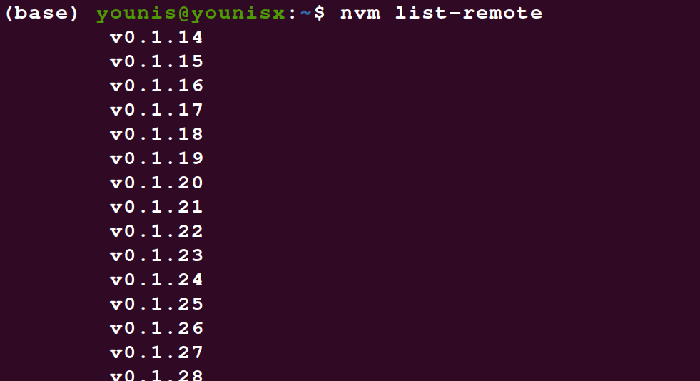 ubuntu node js nvm npm
