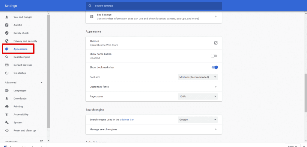 How to zoom in and out to magnify page in Google Chrome