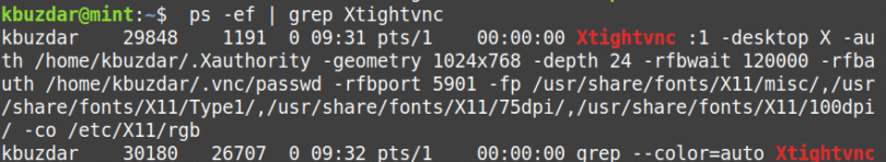 linux mint vnc server