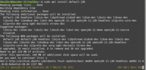 linux mint install openjdk 11 set default
