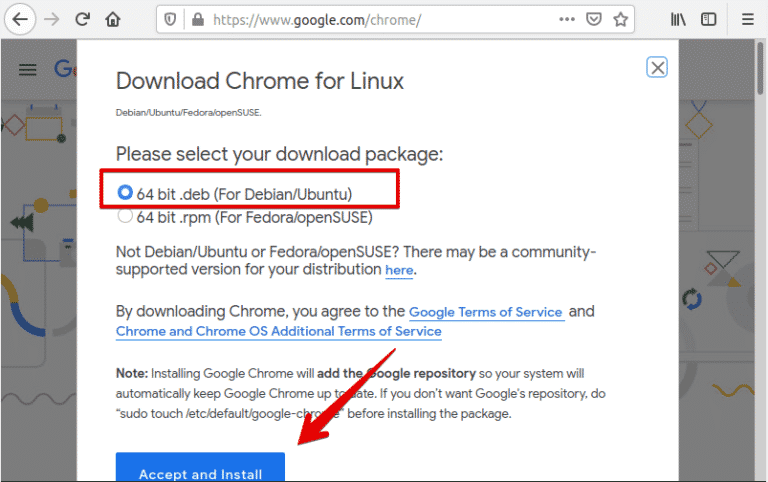 google chrome install path